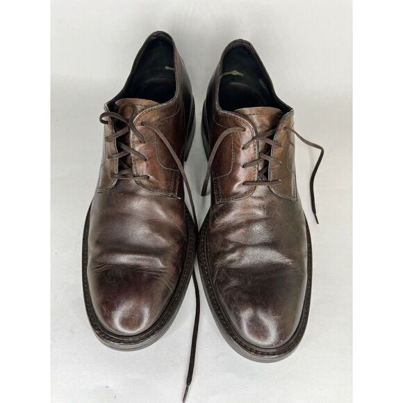 Tod’s Dark Brown Leather Oxfords Lace Up Dress Shoes Men Sz 11M US/44EU - Picture 9 of 15